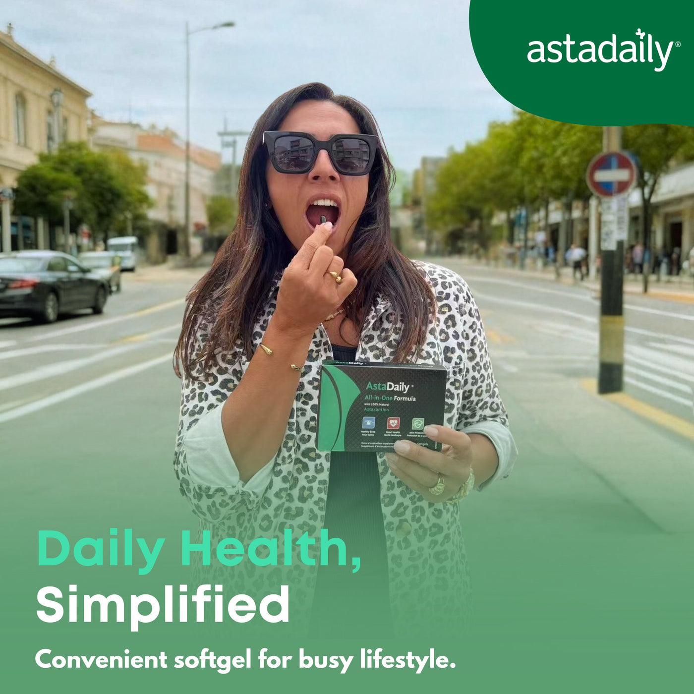 Astadaily® All-In-One Health Supplement - Vision, Heart and Skin