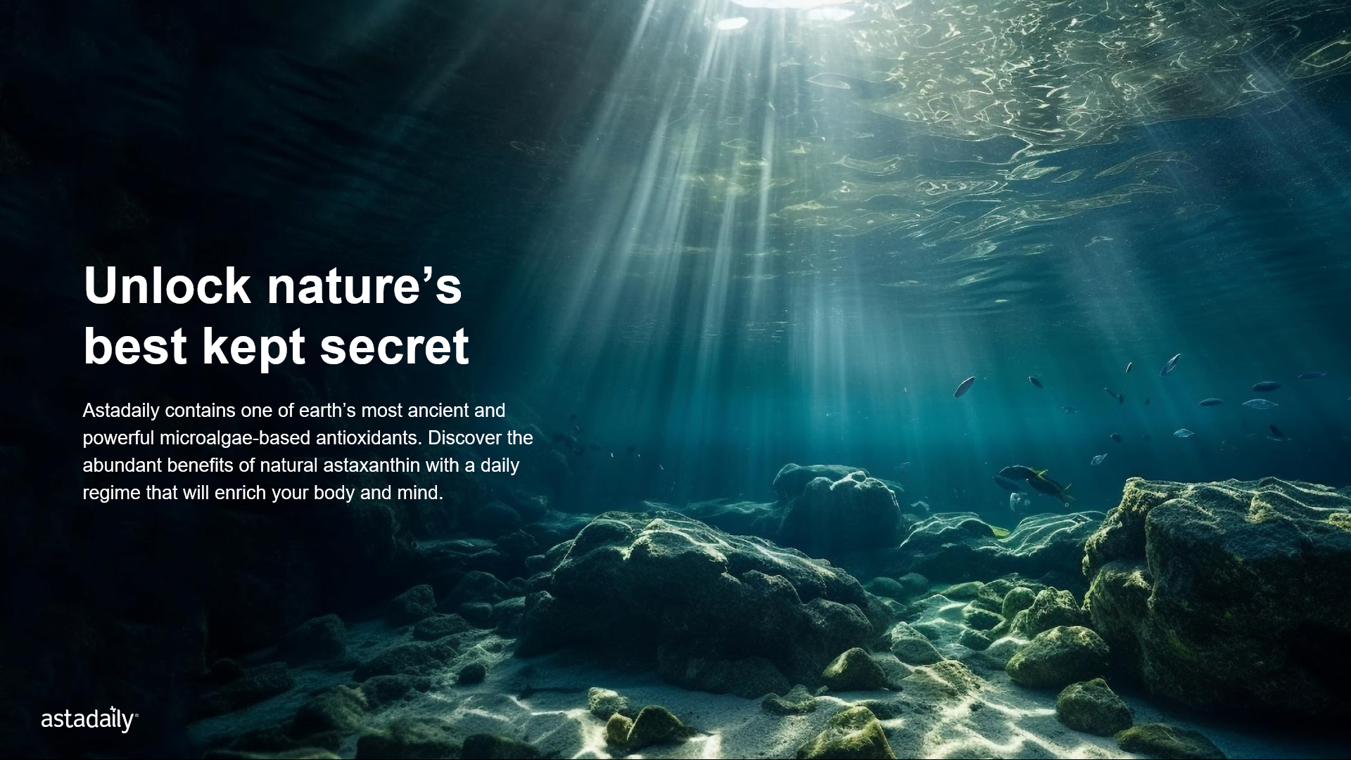 Unlock natural astaxanthin from Haematococcus pluvialis algae under the sea for powerful antioxidant benefits